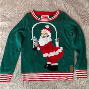 Tipsy Elves Women Santa Break The Internet Sweater